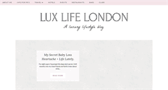 Desktop Screenshot of luxlife-blog.com